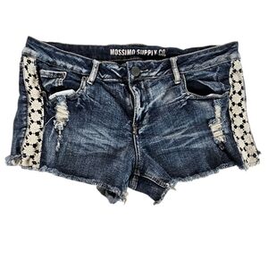 Mossimo Supply Co. Blue Jean Shorts Size 17